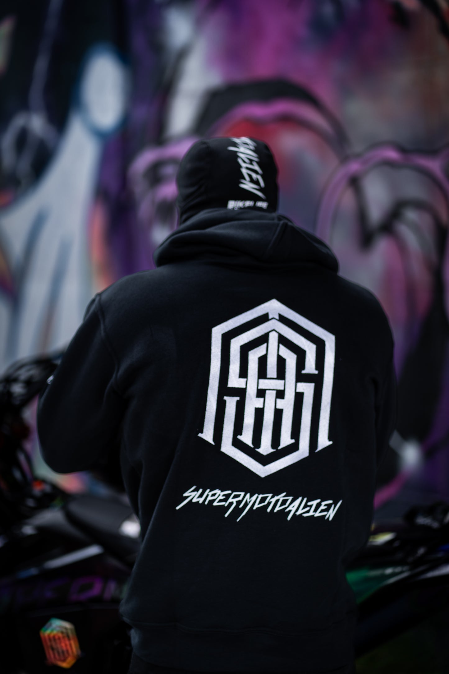 Sudadera supermoto alien