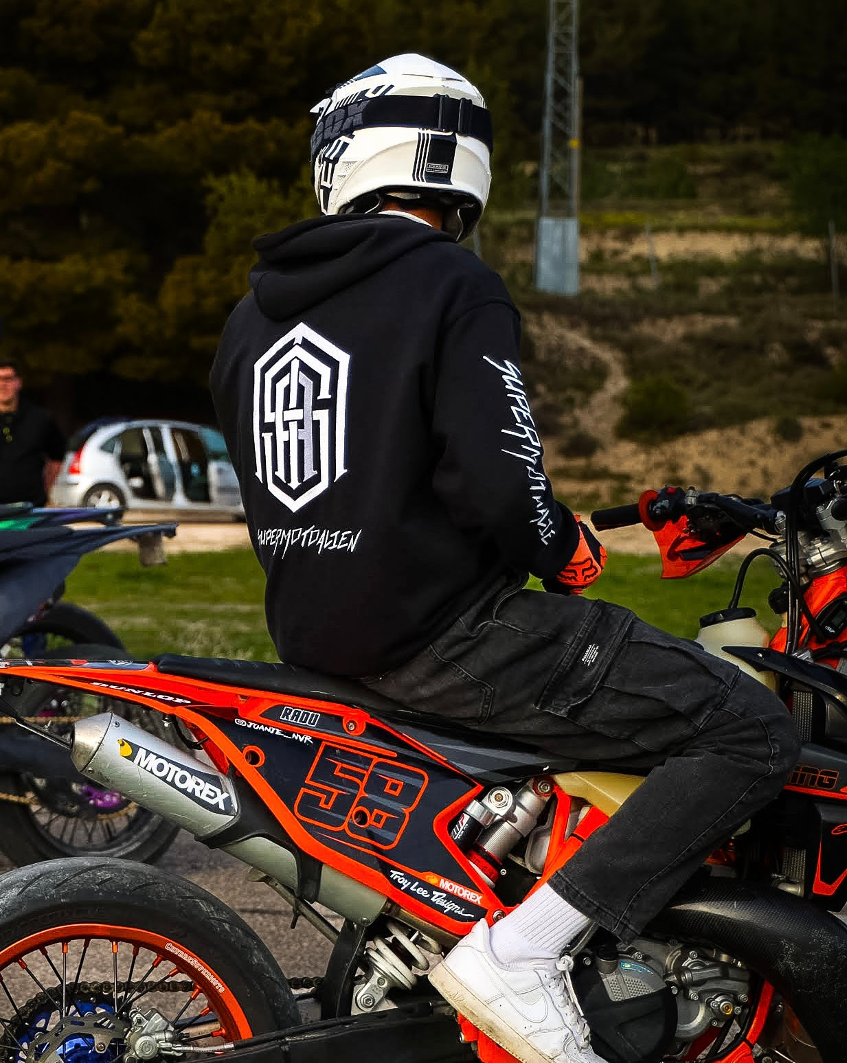 Sudadera supermoto alien