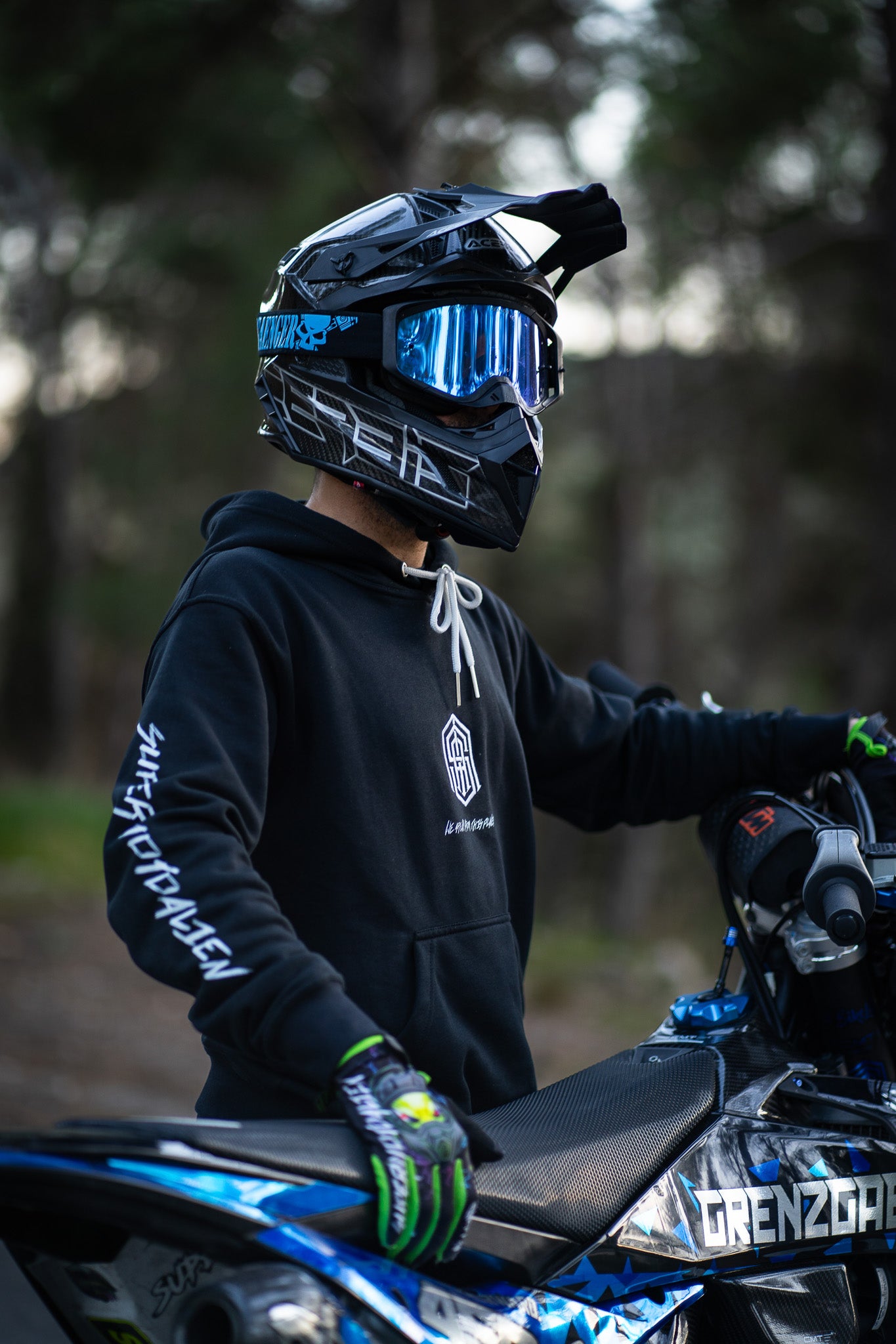 Sudadera supermoto alien